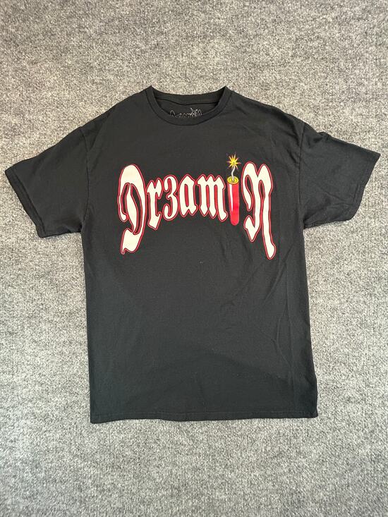 DREAMIN Other - Dreamin Graphic T Shirt Black Streetwear Bomb Logo Adult Medium Goth Tee